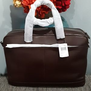 Coach Leather Briefcase (Brand New w/ Tags)